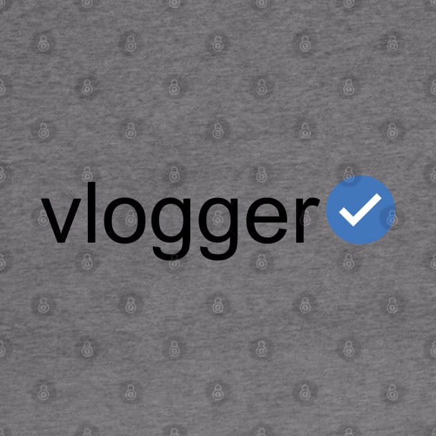 Verified Vlogger (Black Text) by inotyler